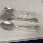 Winco Deluxe Pearl Table Spoon 12 Set 18/8 Stainless Steel Extra Heavyweight. Fixed Price $34.99.
