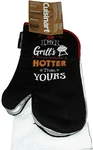 Cuisinart 3 Piece Barbeque Set 2 Oven Mitts And Kitchen Towel. Fixed Price $25.19.