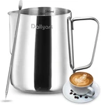 12OZ Milk Frothing Pitcher, Stainless Steel Espresso Latte Cup Steaming. Fixed Price $12.88.