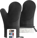 Gorilla Grip Bpa-free Soft Silicone Oven Mitts, 12.5X8.3, Black -pack. Fixed Price $27.25.