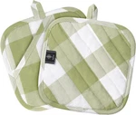 Pot Holders For Kitchen Heat Resistant Hot Pads Countertops 3 Green Plaid. Fixed Price $14.52.