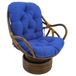 Blazing Needles Solid Twill Swivel Rocker Chair Cushion 48 X 24 Royal Blue. Fixed Price $89.03.
