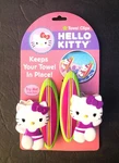 Boca Beach Towel Chair Clips SET/2 Hello Kitty Swim Suit Surfboard Purple Pink. Fixed Price $8.95.