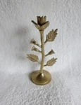Threshold Gold Metal Botanical Taper Candle Holder Easter Mothers Day Summer New. Fixed Price $27.85.
