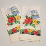 Kay Dee Designs Hibiscus Floral Kitchen Towels Set Of 2 Cream Nwt Paul Brent. Fixed Price $29.00.