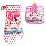 Love Lucy Oven Mitt And Pot Holder Set. Fixed Price $14.95.