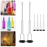 Wrought Iron Hanging Candelabra Candle Holder Matte Black 6 Pack. Fixed Price $42.11.