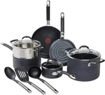 T-fal Stone Force Platinum Non Stick Cookware Set 12 Piece, Oven Black. Fixed Price $99.00.