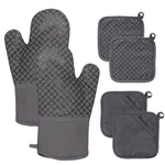4 Pcs Oven Mitts And Pot HOLDERS,500 F High Heat Resistant Kitchen. Fixed Price $16.97.