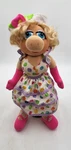 Miss Piggy Polka Dot Dress Lace Hose Pink Gloves Flower Hat 15" 1993 Hasbro. Fixed Price $18.99.
