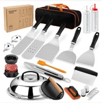Bbq Tool Set, Stainless Steel Grill Accessories With Carrying Case, Outdoor Cook. Fixed Price $36.99.