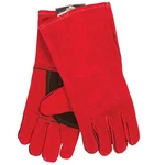 Leather Bbq Grilling Gloves Heat Resistant For Camping And More One Size Red New. Fixed Price $18.94.