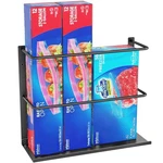 Kitchen Wrap Organizer Door Mount, Aluminum Foil Holder Cabinet Organize... Fixed Price $15.20.