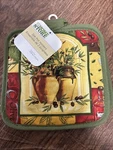 2PK Quilted Kitchen Pot Holders Heat Resistant 350 F 7"X7" Nwt Olives. Fixed Price $12.79.