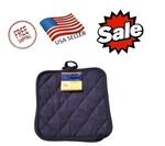 Pot Holders Set Of 2.. Navy .7" X 7"...COTTON Fast Shipping. Fixed Price $9.99.