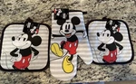 3 Piece Disney Mickey Mouse Oven Mitt + 2 Potholders Official. Fixed Price $17.97.