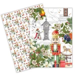 Set / 2 Michel Design Works Cotton Kitchen Towels Christmas Nutcracker Suite. Fixed Price $20.00.