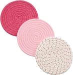 Kitchen Set Trivets 100% Pure Cotton Thread Weave Hot. Fixed Price $14.93.