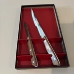 Maxam Precision Hollow Ground Stainless Steel 2 Knife Set Kitchen Paring Carving. Fixed Price $34.99.