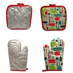 Heat Resistant Oven Mitts Modern Kitchen Essentials With Unique Prints. Fixed Price $13.93.