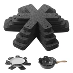 Pot And Pan Protectors, Set Of 24 Different Sizes (10" 12" 14" Gray. Fixed Price $40.99.