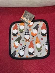 Greenbrier Halloween Fall Gnome Themed Pot Holders Hot Pads, 2 Pack, Nwt. Fixed Price $8.00.