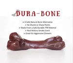 Large Durable Rubber Bone Chew Safe For Dogs & Puppies, Hickory Smoke Scent. Fixed Price $14.00.