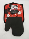 Best Brands Disney Mickey Mouse Oven Mitt Pot Holder Black, Red & White New. Fixed Price $19.99.