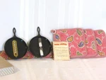 Vintage Nib Handy Helpers Paisley Pot Holder Kitchen Set Thermometer Timer. Fixed Price $19.99.