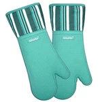Alselo Silicone Oven Mitts Heat Resistant 550 Degree Extra Long Blue. Fixed Price $42.88.