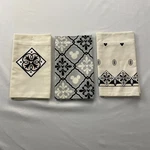 Disney Home Collection Mickey Mouse Kitchen Towels - Set Of 3 Cream/grey/black. Fixed Price $20.00.