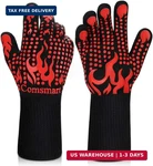 Comsmart Bbq Gloves, 1472 Degree F Heat Resistant Grilling Silicone Non-s. Fixed Price $16.23.