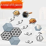 Bpa-free Safe Practical Useful Handy Compact 8-PIECE Silicone Heat-resistant Pad. Fixed Price $32.71.