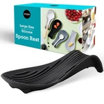 Silicone Spoon Rest For Stove Top, Large Cooking Utensil Holder Kitchen C.... Fixed Price $10.72.