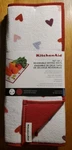 Kitchenaid Set Of 2 Reversible Dish Drying Mats Valentine's Day Hearts. Fixed Price $19.97.