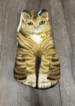Vintage 1992 Boston Warehouse Cat Oven Mitt Tabby Kitchen Decor Kitty. Fixed Price $13.49.