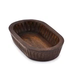 Samhita Mango Wood Decorative Bowls For Home Cor, 10" X 6" 2", Brown. Fixed Price $25.99.