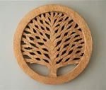 Cooking Gifts Set Of 2 Wooden Trivets For Hot Dishes Pots And Pans Tea Ho.... Fixed Price $39.13.