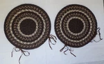 Earth Rugs Chair Pads Plain Pair Set Of 2 Braided 15" Capitol Colonial Primitive. Fixed Price $29.99.