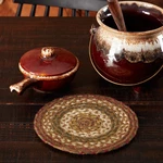 Vhc Brands Tea Cabin Jute Trivet 8, Set Of 3. Fixed Price $33.62.