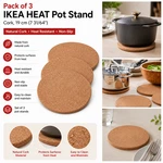 Pack Of Ikea Heat Pot Stand, Cork, 19 Cm ,7 31/64" Kitchen Items, Brand New. Fixed Price $10.79.
