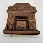 Vtg Pa Dutch Kitchen Hearth Fireplace Key Rack Or Oven Mitt Miller Studio. Fixed Price $12.98.