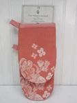 Pioneer Woman Delilah Floral Mini Mitt 2PC Set Ginger 5.5"W X 8"L 100% Cotton. Fixed Price $20.95.