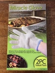 2 Miracle Glove Hot Surface Protector Withstands 480 Degrees (7-SHELF). Fixed Price $5.95.