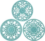 Extra Thick Silicone Trivet Mat For Hot Dishes, Pots And Pans, Turquoise. Fixed Price $22.70.