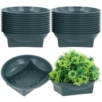 Lnrueg 24 Pcs Floral Supplies Green Bowls For Flower Arrangements, Arr.... Fixed Price $35.63.