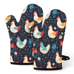 Miracu Oven Mitts Set, Chicken Gifts For Lovers, Funny Kitchen Decor,.... Fixed Price $25.04.