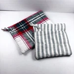 Hearth & Hand With Magnolia Cotton Stripe Plaid Pot Holder Thick Plush Set Of 2. Fixed Price $16.00.