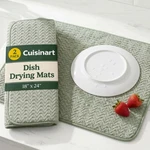 Dish Drying Mat Xl 18X24 Ultra Absorbent Microfiber Foldable Cuisinart Kitchen. Fixed Price $46.99.