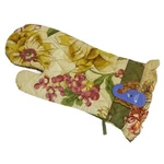 April Cornell Pumpkin Hollow Patchwork Oven Mitt Beige Berry Gold Sage Green. Fixed Price $20.00.